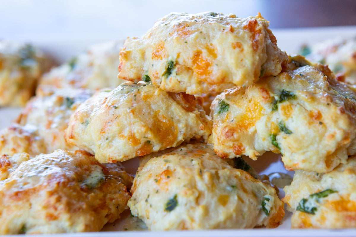 Green Chile Cheddar Bay Biscuits