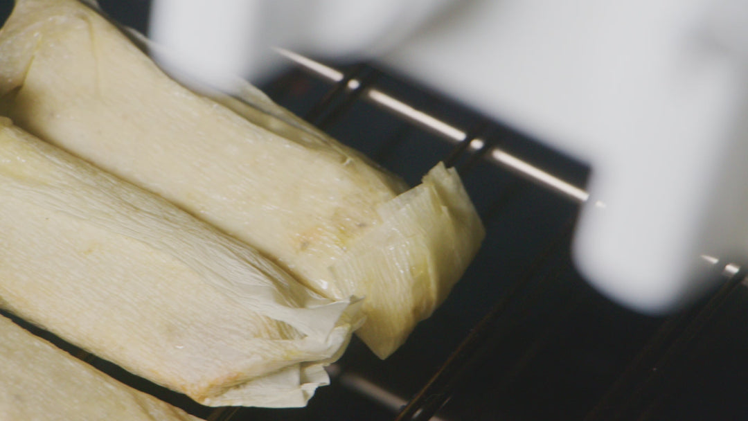 Hatch Green Chile Chicken Tamales