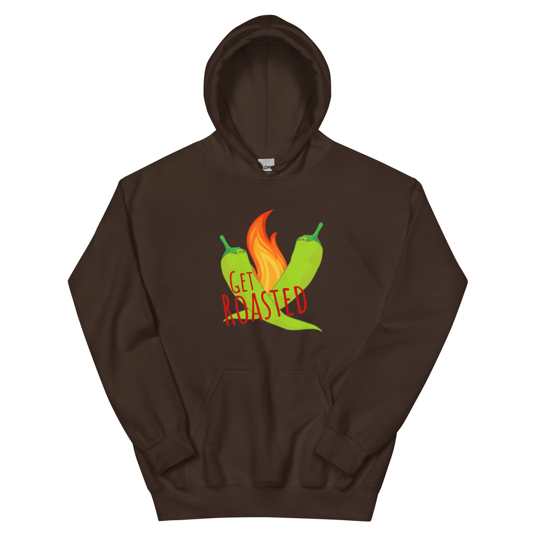 Black Get Roasted Hoodie - Hatch Green Chile Store