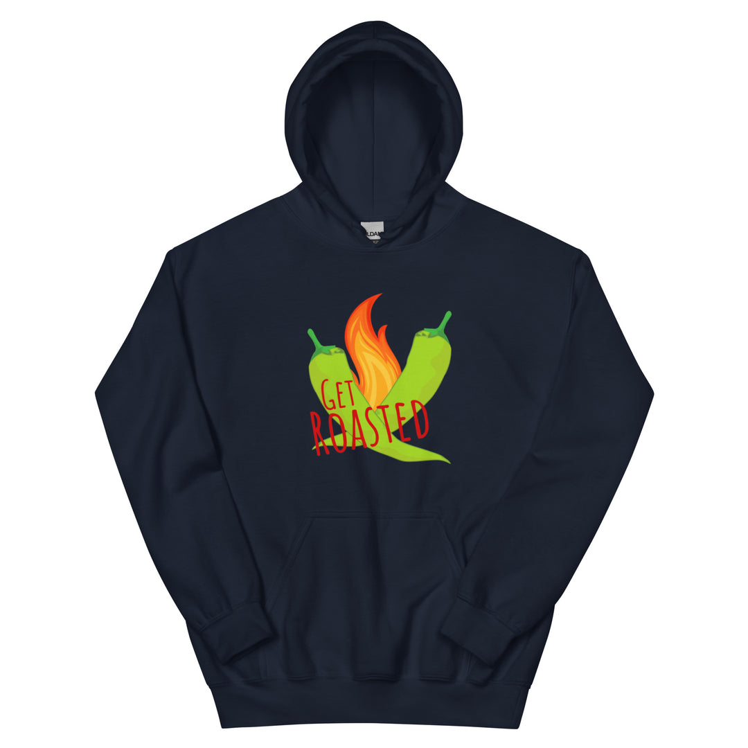 Navy Blue Get Roasted Hoodie - Hatch Green Chile Store