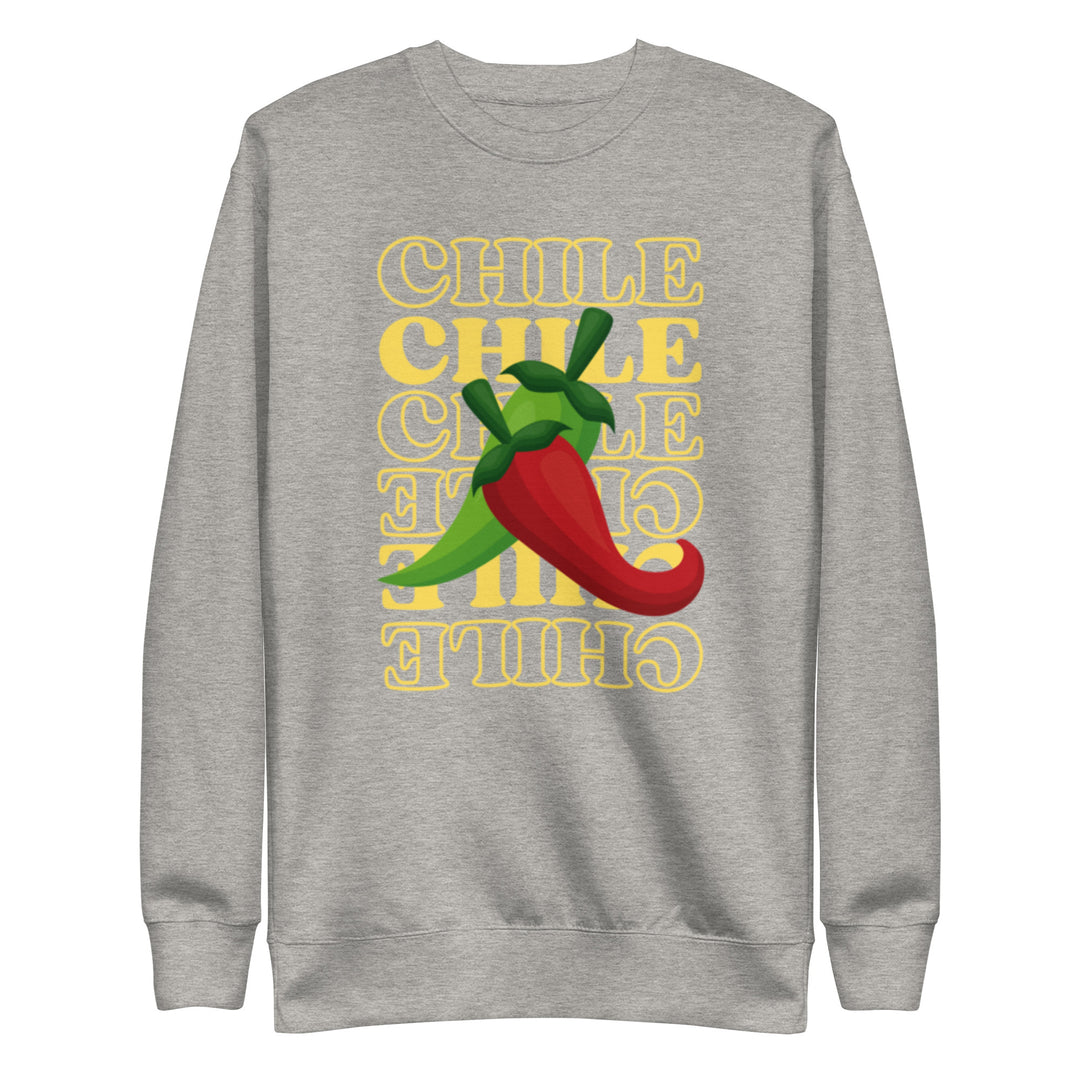 Grey - Red & Green Sweatshirt - Hatch Green Chile Store