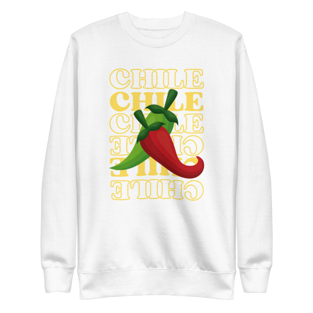 White - Red & Green Sweatshirt - Hatch Green Chile Store